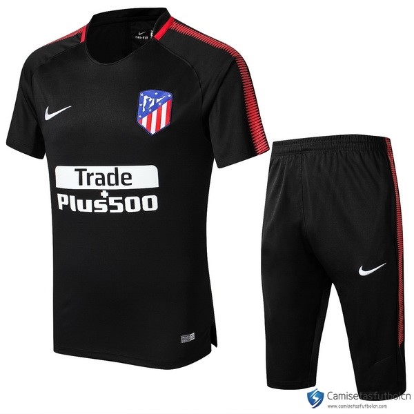 Camiseta Entrenamiento Atlético de Madrid Conjunto Completo 2017-18 Negro